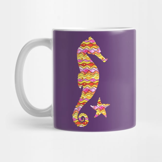 Seahorse and Starfish by Timone